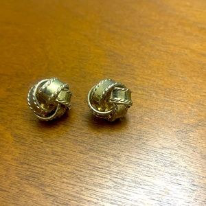 Gold Knot Earrings!